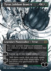 Tyvar, Jubilant Brawler (Borderless) - Phyrexia: All Will Be One - Magic: The Gathering card