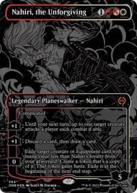 Nahiri, the Unforgiving (Oil Slick Raised Foil) - Phyrexia: All Will Be One - Magic: The Gathering card