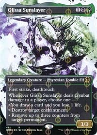 Glissa Sunslayer (Showcase) (Step-and-Compleat Foil) - Phyrexia: All Will Be One - Magic: The Gathering card