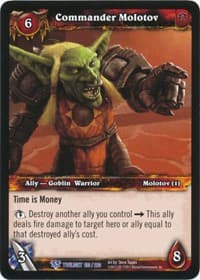 Commander Molotov - Twilight of the Dragons - WoW card