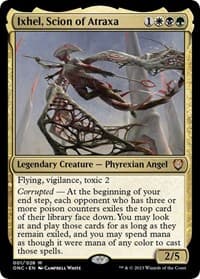 Ixhel, Scion of Atraxa - Commander: Phyrexia: All Will Be One - Magic: The Gathering card