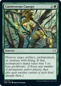 Carnivorous Canopy - Phyrexia: All Will Be One - Magic: The Gathering card