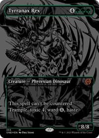 Tyrranax Rex (Oil Slick Raised Foil) - Phyrexia: All Will Be One - Magic: The Gathering card