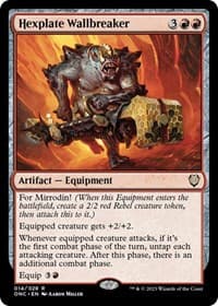 Hexplate Wallbreaker - Commander: Phyrexia: All Will Be One - Magic: The Gathering card
