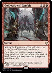 Goldwardens' Gambit - Commander: Phyrexia: All Will Be One - Magic: The Gathering card