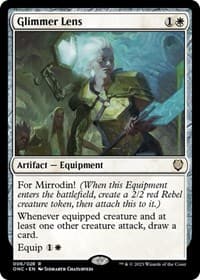 Glimmer Lens - Commander: Phyrexia: All Will Be One - Magic: The Gathering card