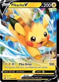 Pikachu V - SWSH285 - SWSH: Sword & Shield Promo Cards - Pokemon card