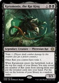 Karumonix, the Rat King - Phyrexia: All Will Be One - Magic: The Gathering card