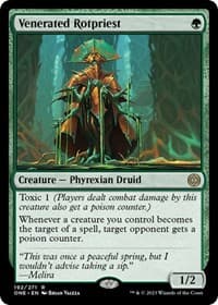 Venerated Rotpriest - Phyrexia: All Will Be One - Magic: The Gathering card