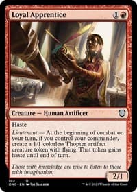 Loyal Apprentice - Commander: Phyrexia: All Will Be One - Magic: The Gathering card
