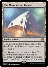 The Monumental Facade - Phyrexia: All Will Be One - Magic: The Gathering card