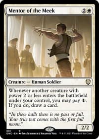 Mentor of the Meek - Commander: Phyrexia: All Will Be One - Magic: The Gathering card