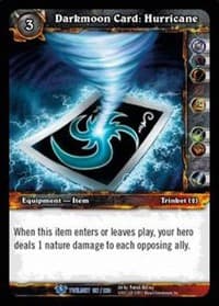 Darkmoon Card: Hurricane - Twilight of the Dragons - WoW card