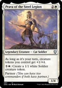 Prava of the Steel Legion - Commander: Phyrexia: All Will Be One - Magic: The Gathering card