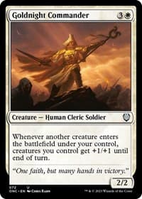 Goldnight Commander - Commander: Phyrexia: All Will Be One - Magic: The Gathering card