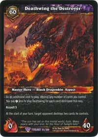 Deathwing the Destroyer - Twilight of the Dragons - WoW card