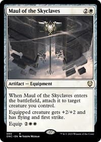 Maul of the Skyclaves - Commander: Phyrexia: All Will Be One - Magic: The Gathering card