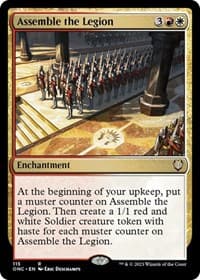 Assemble the Legion - Commander: Phyrexia: All Will Be One - Magic: The Gathering card