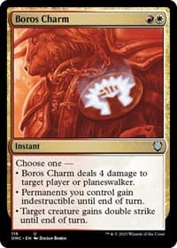 Boros Charm - Commander: Phyrexia: All Will Be One - Magic: The Gathering card