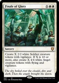 Finale of Glory - Commander: Phyrexia: All Will Be One - Magic: The Gathering card