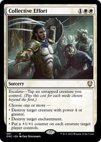 Collective Effort - Commander: Phyrexia: All Will Be One - Magic: The Gathering card