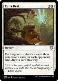 Cut a Deal - Commander: Phyrexia: All Will Be One - Magic: The Gathering card