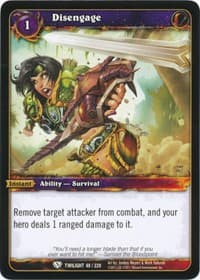 Disengage - Twilight of the Dragons - WoW card