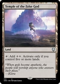 Temple of the False God - Commander: Phyrexia: All Will Be One - Magic: The Gathering card