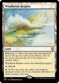 Windbrisk Heights - Commander: Phyrexia: All Will Be One - Magic: The Gathering card
