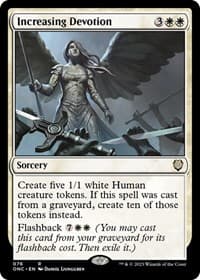Increasing Devotion - Commander: Phyrexia: All Will Be One - Magic: The Gathering card