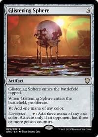 Glistening Sphere - Commander: Phyrexia: All Will Be One - Magic: The Gathering card