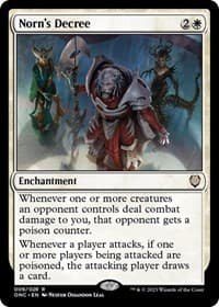 Norn's Decree - Commander: Phyrexia: All Will Be One - Magic: The Gathering card