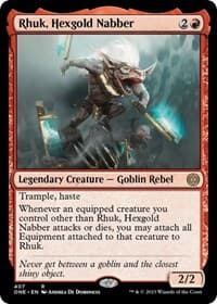 Rhuk, Hexgold Nabber - Phyrexia: All Will Be One - Magic: The Gathering card