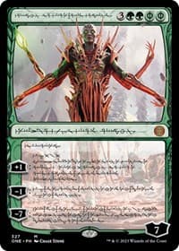 Nissa, Ascended Animist (Phyrexian) - Phyrexia: All Will Be One - Magic: The Gathering card