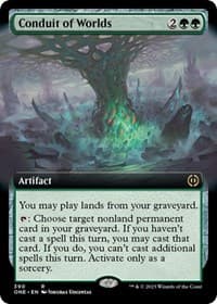 Conduit of Worlds (Extended Art) - Phyrexia: All Will Be One - Magic: The Gathering card