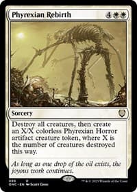 Phyrexian Rebirth - Commander: Phyrexia: All Will Be One - Magic: The Gathering card