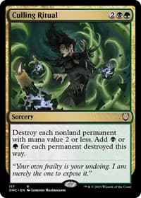 Culling Ritual - Commander: Phyrexia: All Will Be One - Magic: The Gathering card