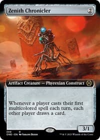 Zenith Chronicler (Extended Art) - Phyrexia: All Will Be One - Magic: The Gathering card