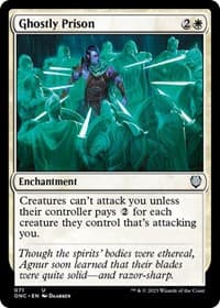 Ghostly Prison - Commander: Phyrexia: All Will Be One - Magic: The Gathering card