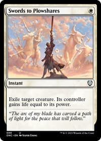 Swords to Plowshares - Commander: Phyrexia: All Will Be One - Magic: The Gathering card