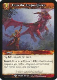 Enter the Dragon Queen - Twilight of the Dragons - WoW card