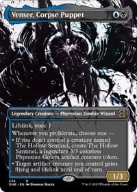Venser, Corpse Puppet (Showcase) - Phyrexia: All Will Be One - Magic: The Gathering card