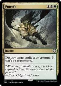 Putrefy - Commander: Phyrexia: All Will Be One - Magic: The Gathering card