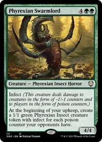 Phyrexian Swarmlord - Commander: Phyrexia: All Will Be One - Magic: The Gathering card