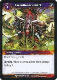 Executioner's Mark - Twilight of the Dragons - WoW card