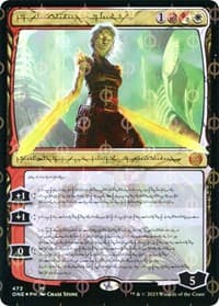 Nahiri, the Unforgiving (Phyrexian) (Step-and-Compleat Foil) - Phyrexia: All Will Be One - Magic: The Gathering card