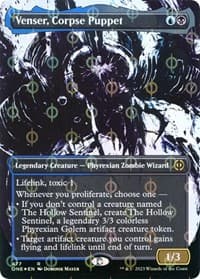Venser, Corpse Puppet (Showcase) (Step-and-Compleat Foil) - Phyrexia: All Will Be One - Magic: The Gathering card