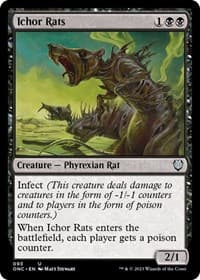 Ichor Rats - Commander: Phyrexia: All Will Be One - Magic: The Gathering card