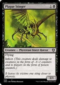 Plague Stinger - Commander: Phyrexia: All Will Be One - Magic: The Gathering card