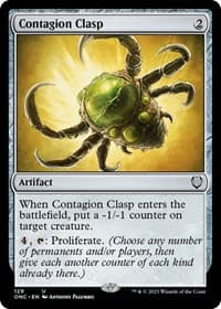 Contagion Clasp - Commander: Phyrexia: All Will Be One - Magic: The Gathering card